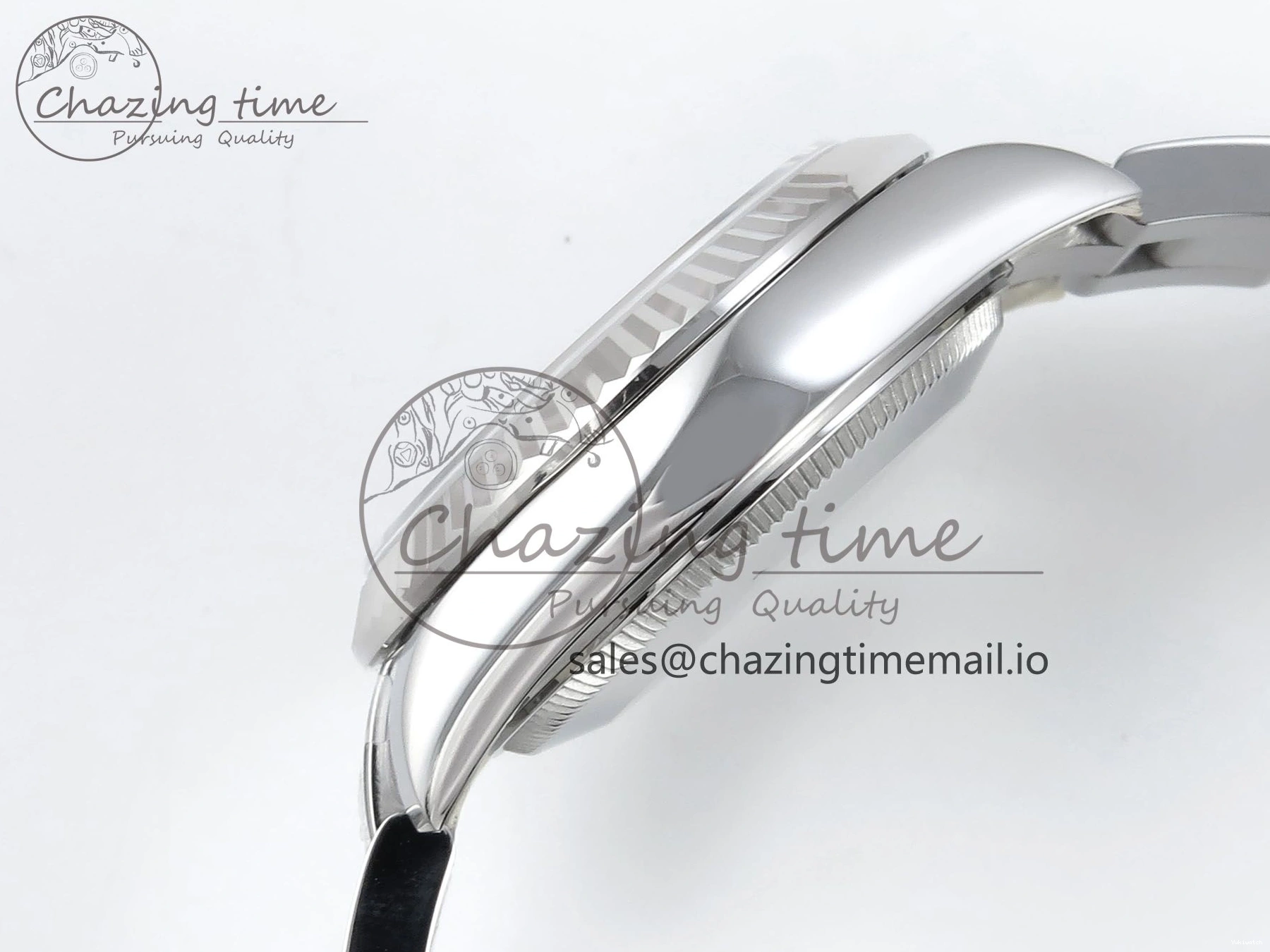 Steel Best 1:1 Diamonds Roman on Dial Bracelet ETA DateJust 904L 2688 Edition ARF Oyster 278274 SS 31 Gray 0308